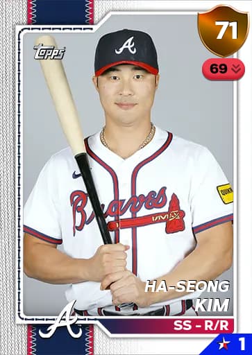 Ha-Seong Kim Live card art