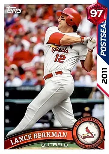 Lance Berkman Postseason card art