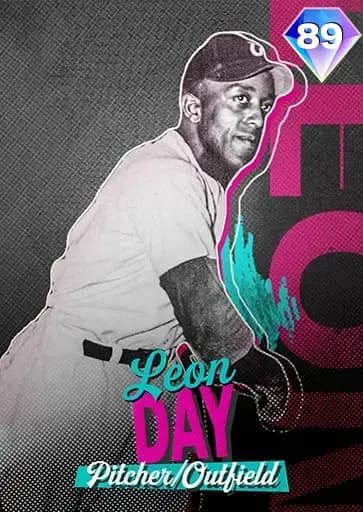 Leon Day THE Negro Leagues card art