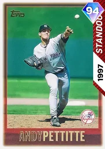 Andy Pettitte Standout card art