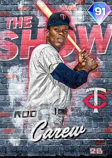 Rod Carew Mural card art