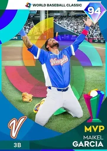 Maikel Garcia World Baseball Classic card art