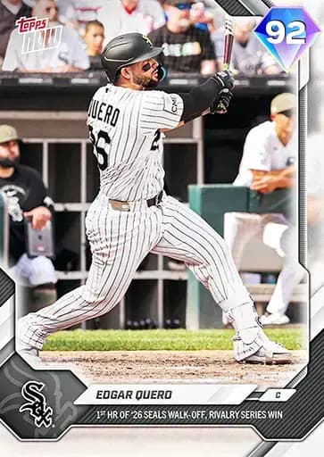 Edgar Quero Topps NOW card art