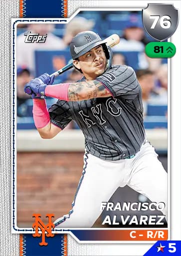 Francisco Alvarez Live card art