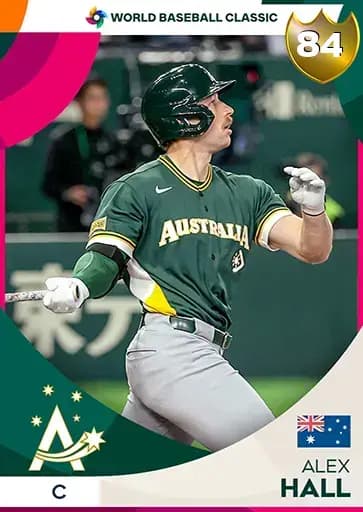 Alex Hall World Baseball Classic card art