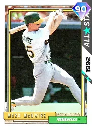 Mark McGwire ALL Star card art