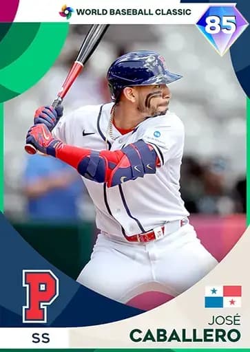 José Caballero World Baseball Classic card art