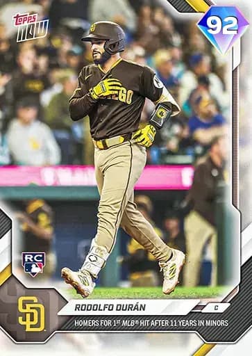 Rodolfo Durán Topps NOW card art