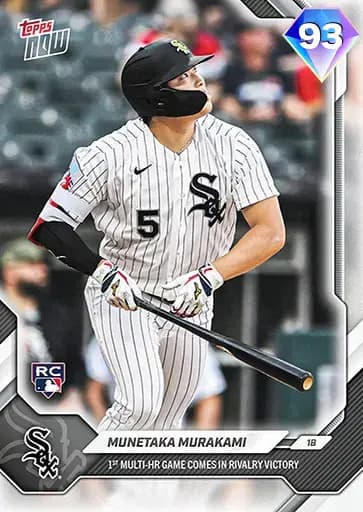 Munetaka Murakami Topps NOW card art