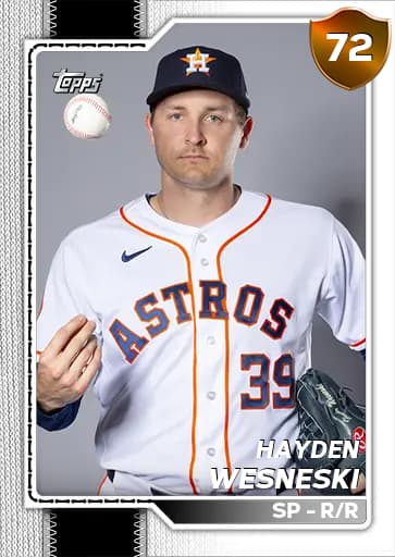Hayden Wesneski Live card art