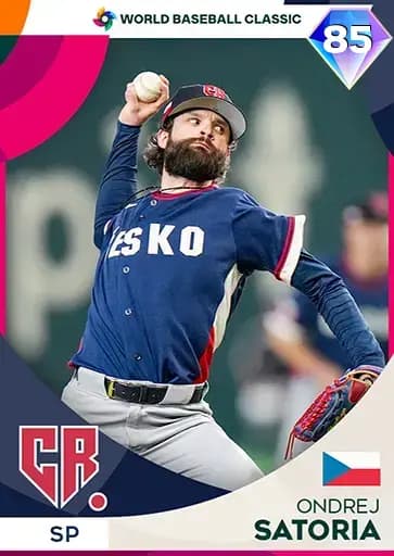 Ondrej Satoria World Baseball Classic card art