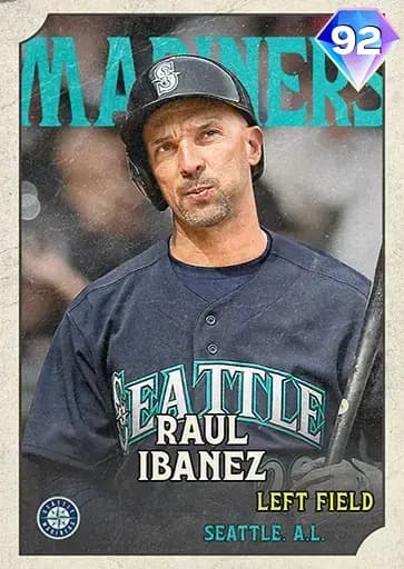 Raul Ibanez Vintage card art