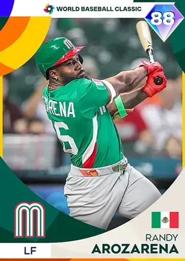 Randy Arozarena World Baseball Classic card art