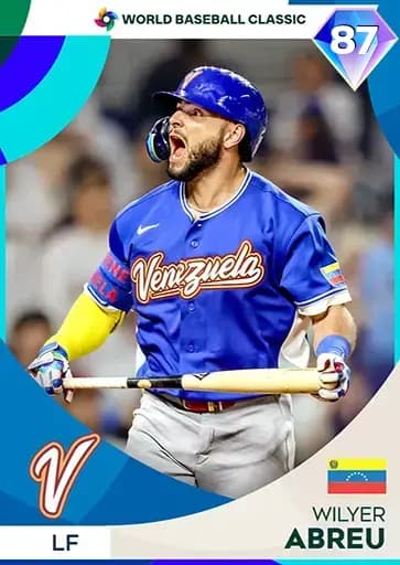 Wilyer Abreu World Baseball Classic card art