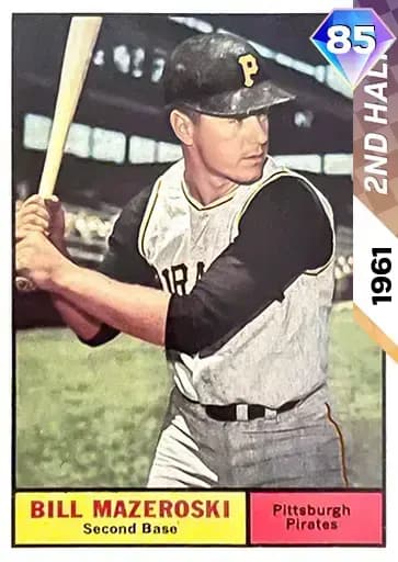 Bill Mazeroski 2ND Half Heroes card art