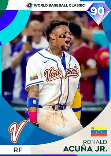 Ronald Acuña Jr. World Baseball Classic card art