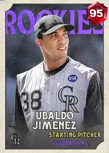 Ubaldo Jiménez Vintage card art