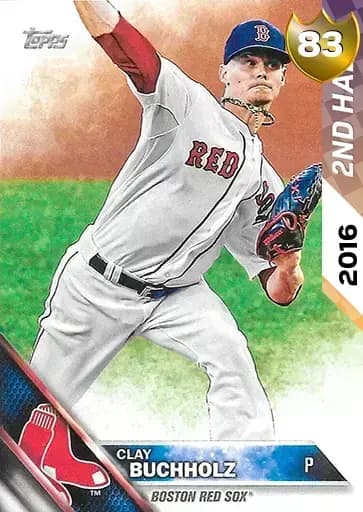 Clay Buchholz 2ND Half Heroes card art