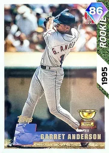 Garret Anderson Rookie card art