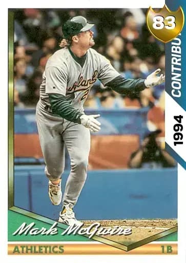 Mark McGwire Contributor card art