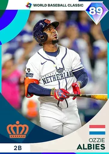 Ozzie Albies World Baseball Classic card art