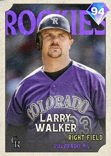 Larry Walker Vintage card art