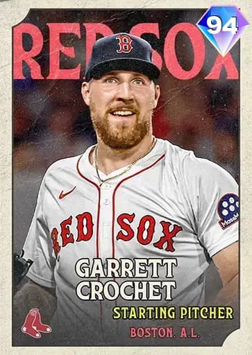 Garrett Crochet Vintage card art