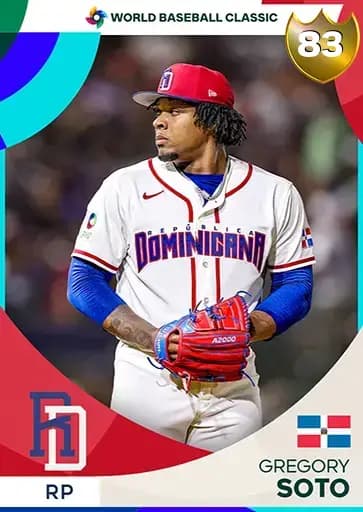 Gregory Soto World Baseball Classic card art
