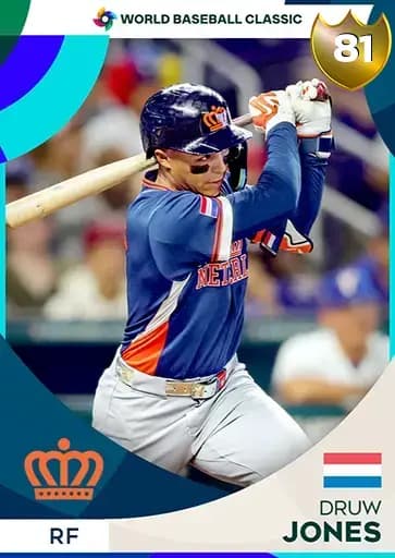 Druw Jones World Baseball Classic card art