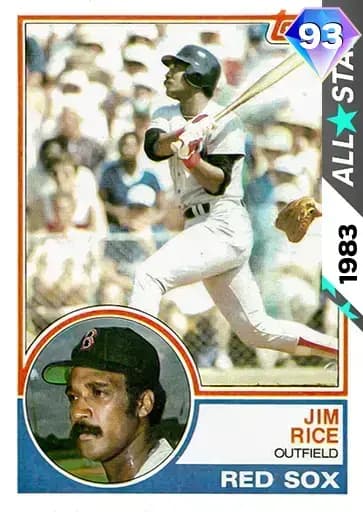 Jim Rice ALL Star card art