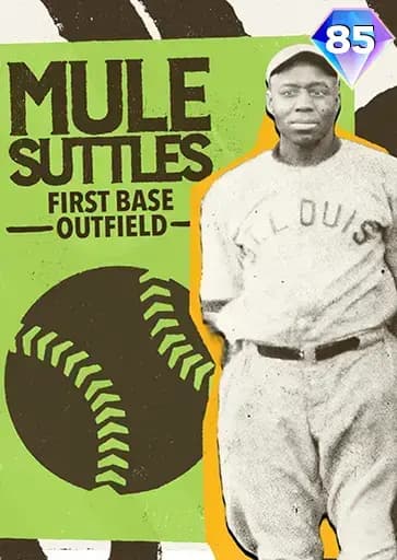 Mule Suttles THE Negro Leagues card art