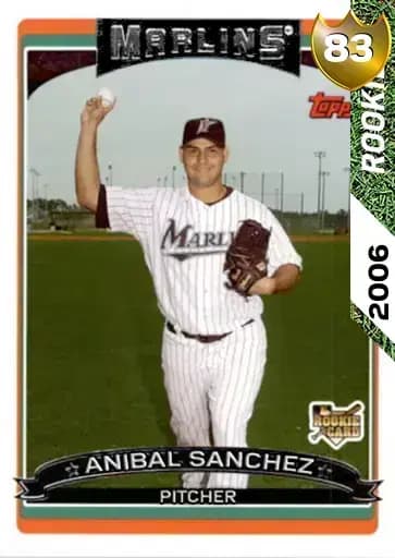 Anibal Sanchez Rookie card art