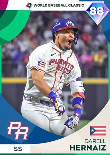 Darell Hernaiz World Baseball Classic card art