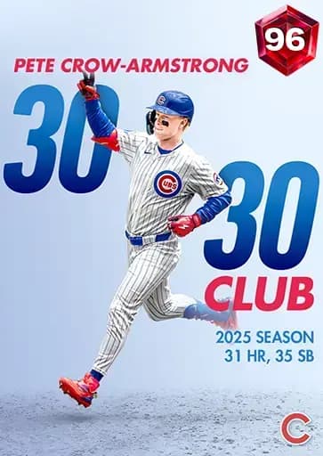Pete Crow-Armstrong Milestone card art