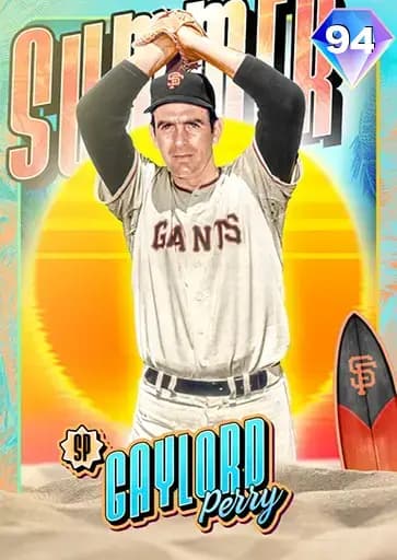 Gaylord Perry Summer card art