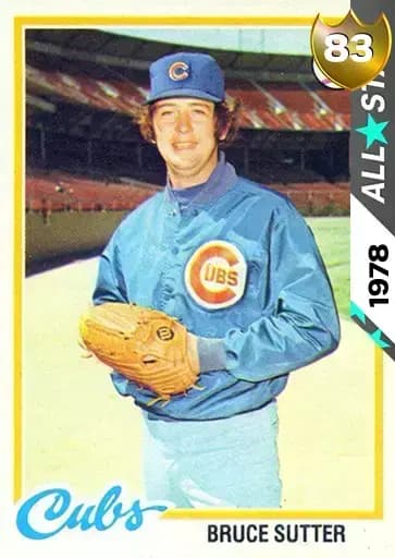 Bruce Sutter ALL Star card art