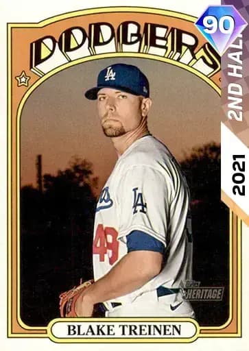 Blake Treinen 2ND Half Heroes card art