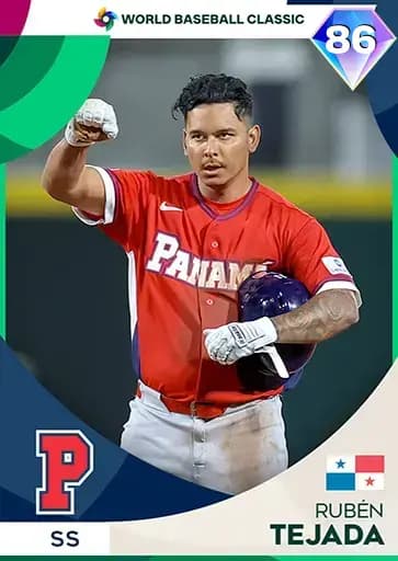 Ruben Tejada World Baseball Classic card art