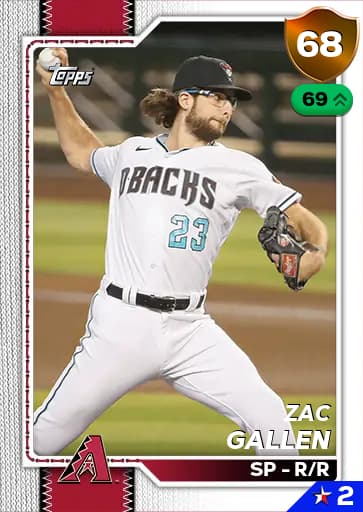 Zac Gallen CORE card art