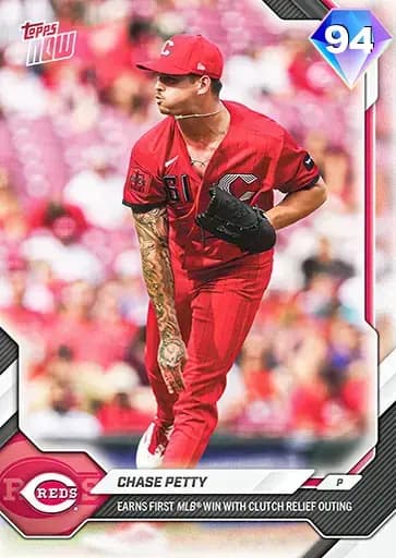 Chase Petty Topps NOW card art