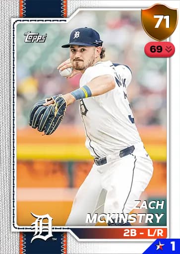 Zach McKinstry Live card art
