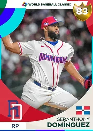Seranthony Domínguez World Baseball Classic card art