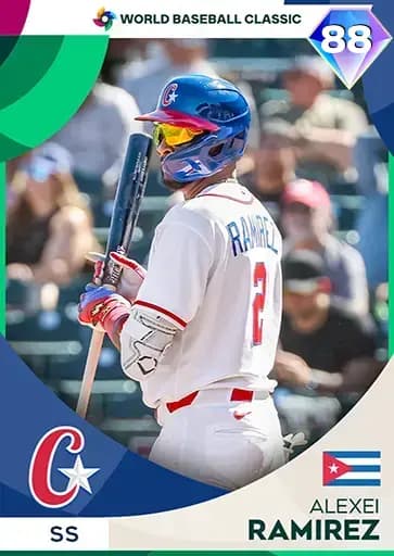 Alexei Ramirez World Baseball Classic card art