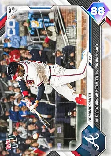 Dominic Smith Topps NOW card art