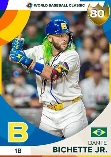 Dante Bichette Jr. World Baseball Classic card art