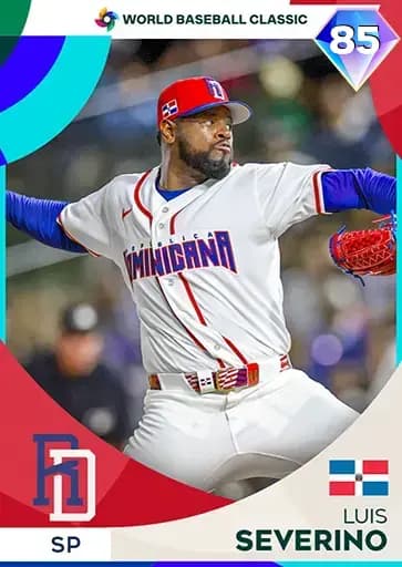 Luis Severino World Baseball Classic card art