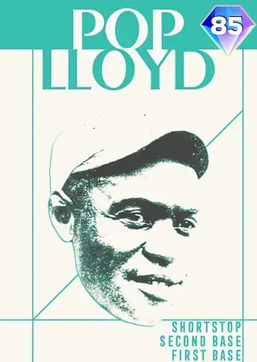 Pop Lloyd THE Negro Leagues card art