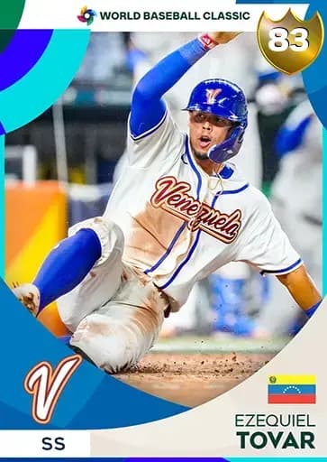 Ezequiel Tovar World Baseball Classic card art