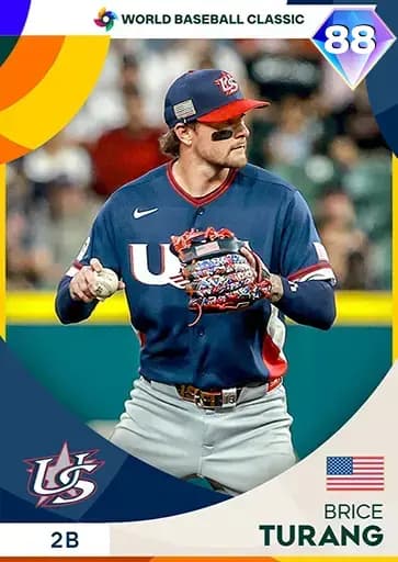 Brice Turang World Baseball Classic card art