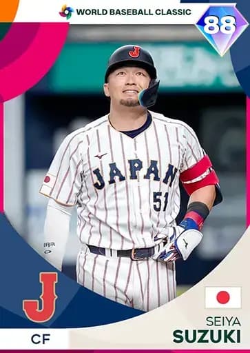 Seiya Suzuki World Baseball Classic card art
